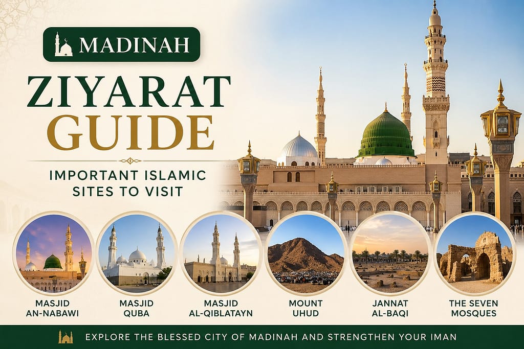 My Deen Institute , Madinah Ziyarat Guide: 10 Important Islamic Sites to Visit Madinah Ziyarat Guide: 10 Important Islamic Sites to Visit